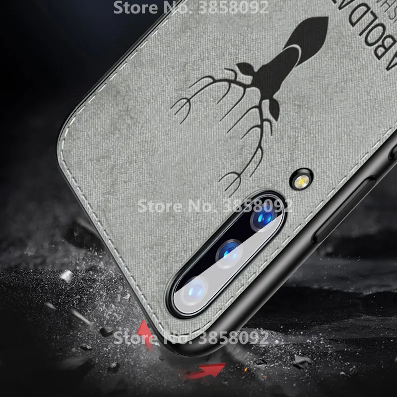 Cloth Frabic Texture Phone Case For Xiaomi Mi 9 9SE 8 A1 A2 Lite 5X 6X Redmi 6A 6 Pro Redmi Note 7 6 5 Pro Soft Edge Cover Shell