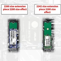 1pc ngff m 2 ssd state drive 2242 to 2280 2230 to 2280 board card cardextension transfer expansion frame t3p3