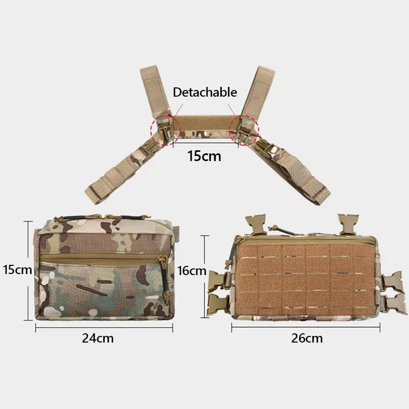1000D нейлоновая сумка через плечо с системой Молле спортивные сумки для