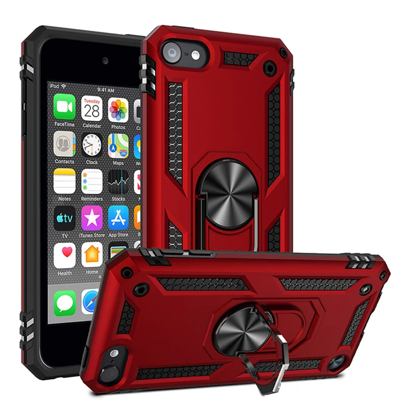 Противоударный чехол с кольцом-держателем для iPhone iPod Touch 5 6 7 | Мобильные телефоны