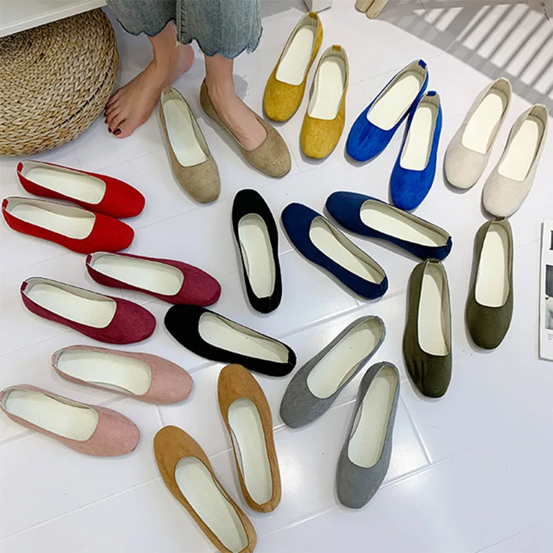 Размера плюс 43 конфеты Цвет Женские туфли-лодочки квадратный носок без шнуровки