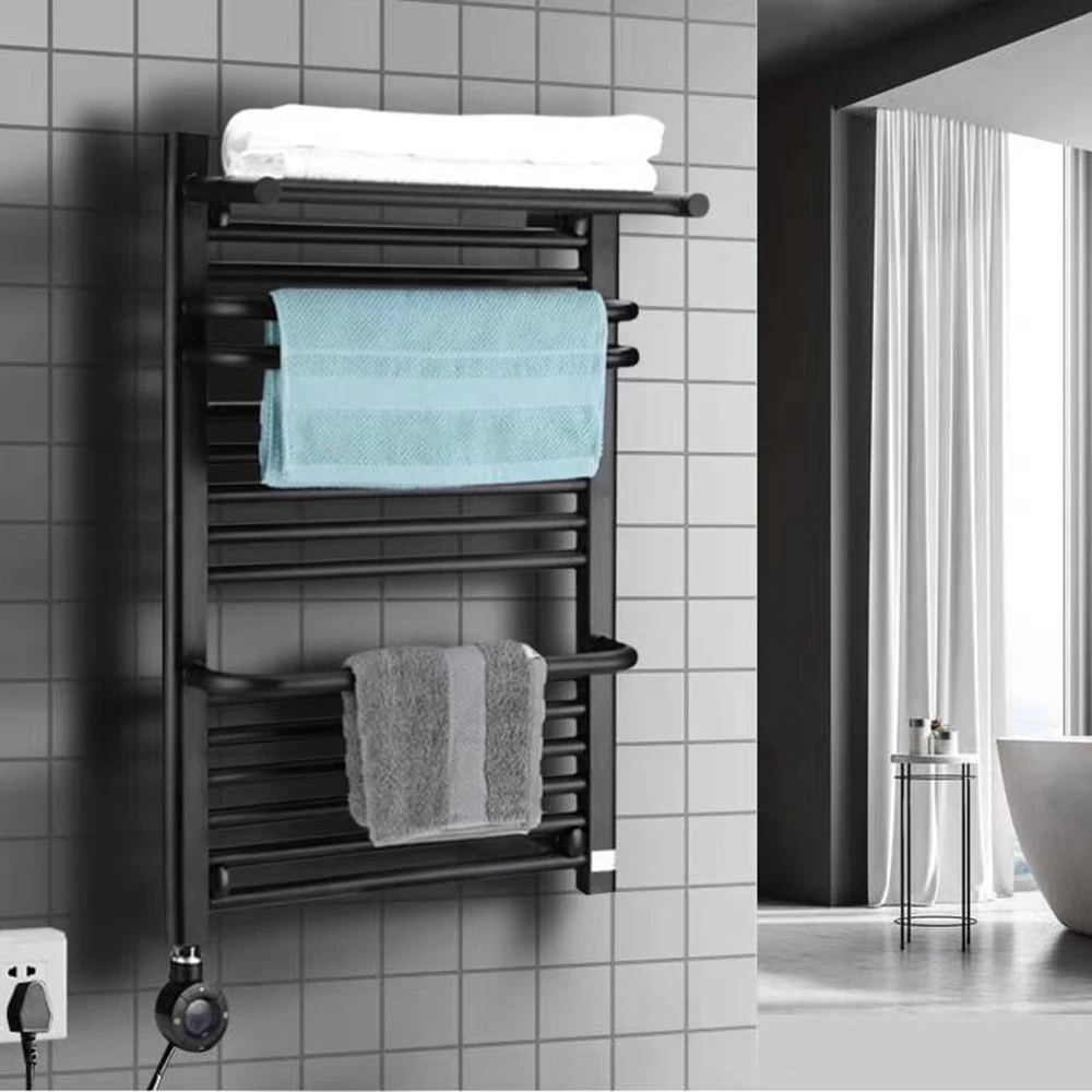 

220V 300W Smart Stainless Steel Electric Heated Drying Hot Towel Warmer Rack For Bathroom Heater