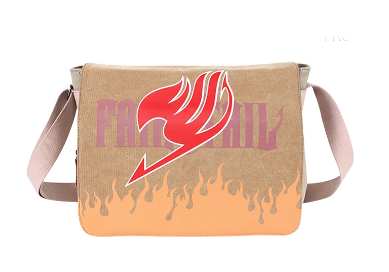 Симпатичный ранец с героями мультфильмов Феи хвост аниме Холщовая Сумка для книг