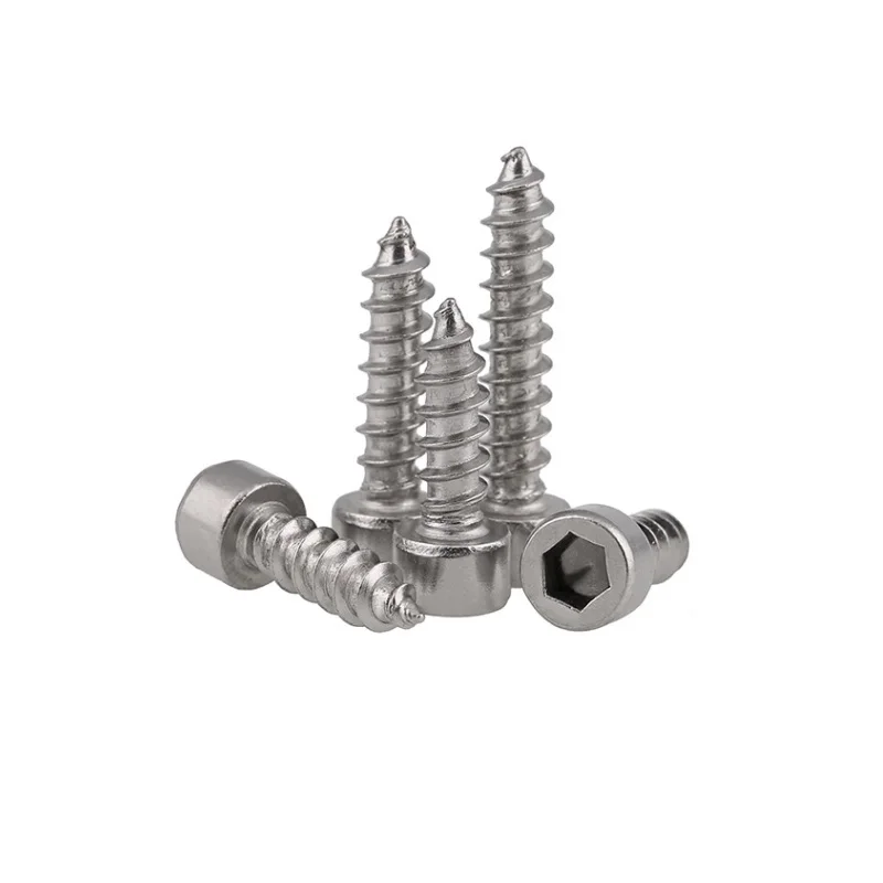 Винт с шестигранным отверстием из нержавеющей стали 304 дюйма M2M2.5M3M3.5M4M5M6 * 6 8 10 12 14 15