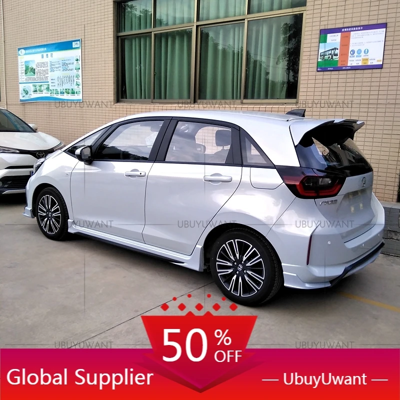 

For 2020 New H Onda Jazz Fit Auto High Quality ABS Rear Lip Spoiler Trunk Boot Wing 1Pcs Car Styling Decoration