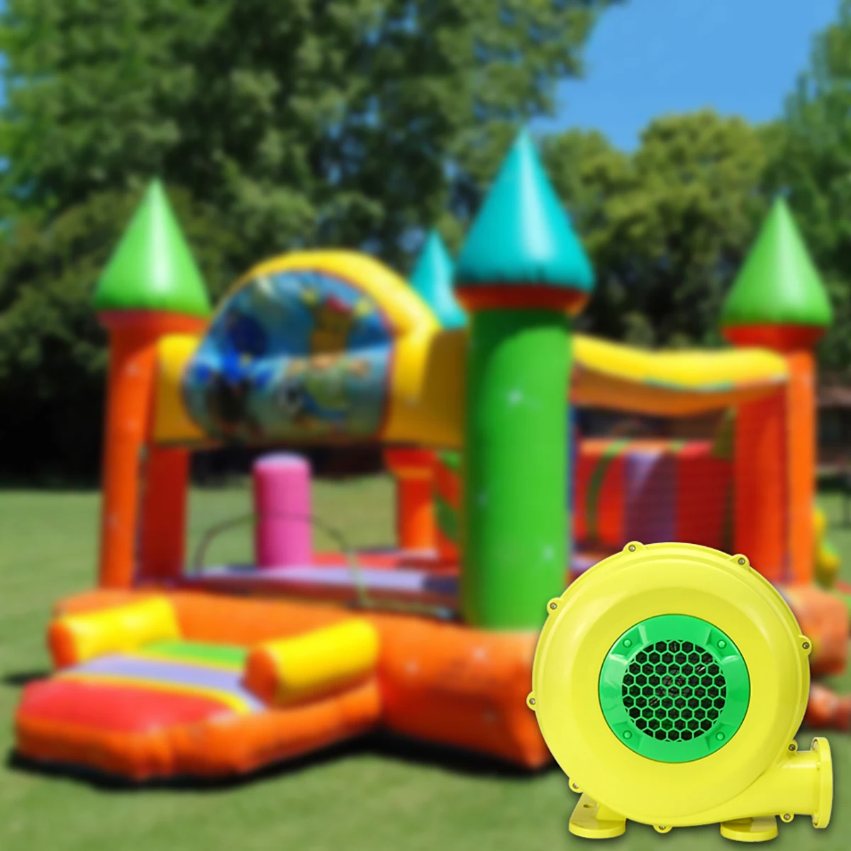 

110V 480W Air Blower Pump Fan For Inflatable House Bouncy Castle Machine