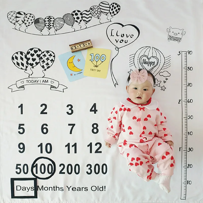 balloon BalleenShiny одеяльца для новорожденных пеленка с рисунком обертывание Stoller постельные принадлежности DIY Фотография реквизит веха фон банное полотенце - Цвет: balloon