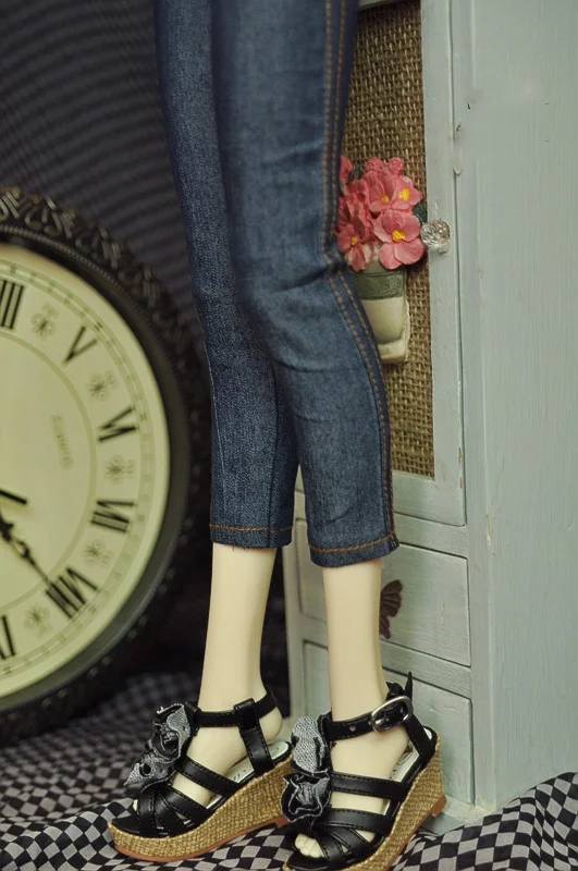 

1/3 масштаб, одежда для шарнирного куклы, укороченные повседневные джинсы для шарнирного/SD SD13 SD16, аксессуары для кукол для девочек, C0096