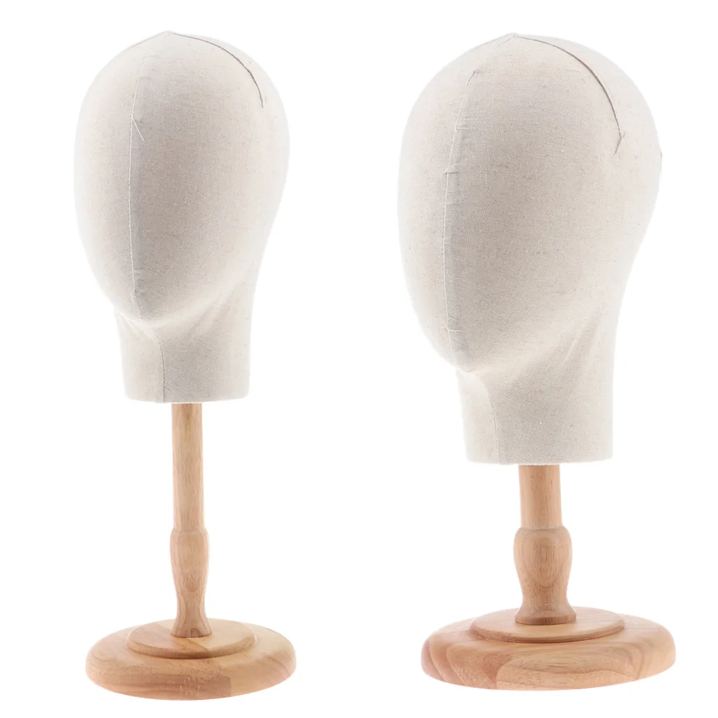 21 дюймов 20 манекен головной парик делая голову холст голова шляпа очки дисплей с