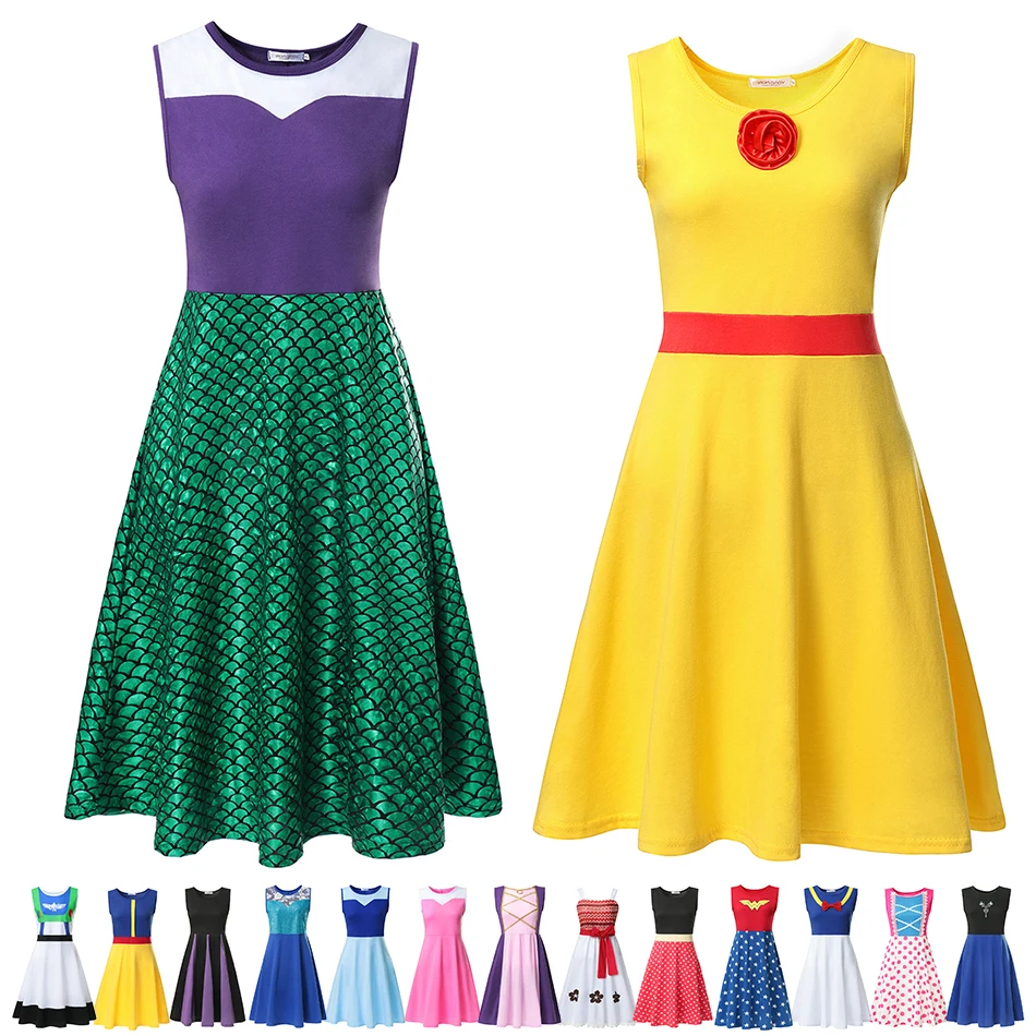 Костюмы на Хэллоуин для взрослых женщин Косплей костюмы модные вечерние платье