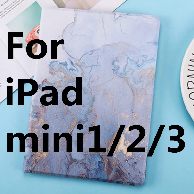 Тонкий чехол для iPad чехол 9,7 принципиально чехол для iPad Air 1 Air 2 iPad 2/3/4 чехол для iPad mini 1 2 3 4 5 Планшеты Жесткие ПК-Чехлы - Цвет: blue