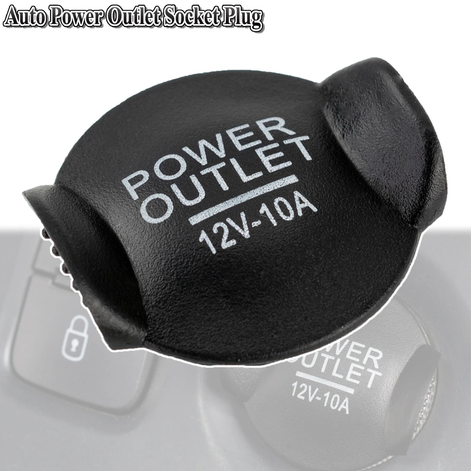 

1pc Universal Power Socket Plug Outlet Cigarette Lighter Auto Cover Cap 21mm 22mm 12V Car Accessories Styling Waterproof