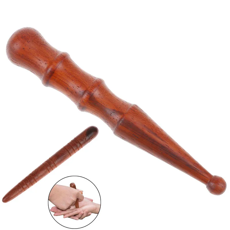 

2 Style Foot Body Acupuncture Handheld Wooden Massage Stick Relieve Muscle Soreness Foot Massager Reflexology Relaxing Tool