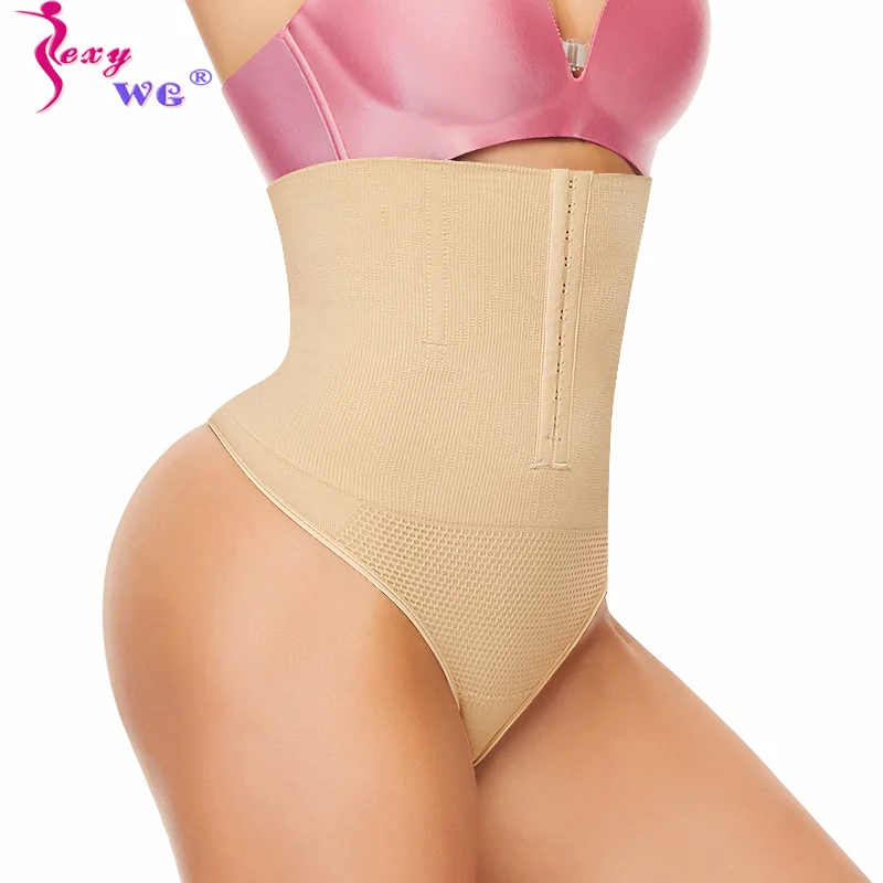 

SEXYWG Hooks Maternity Body Shaper Panties Women Waist Trainer Slimmer Underwear Weight Loss Sexy Belly Control Thong Shaperwear