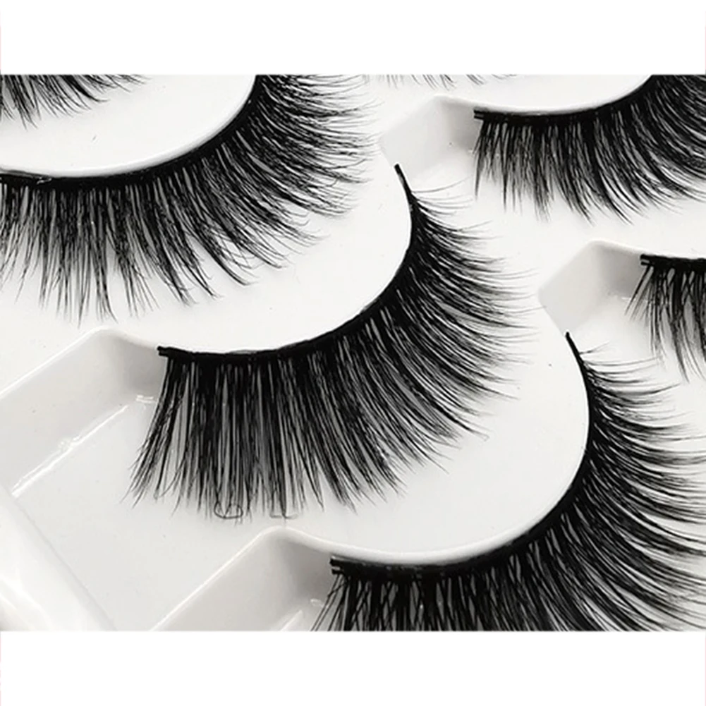 

10 Pairs 3D Mink False Eyelash Magnetic Artificial Eyelashes Magnet Extension Liquid Eyeliner Tweezer Set Waterproof Eyelashes
