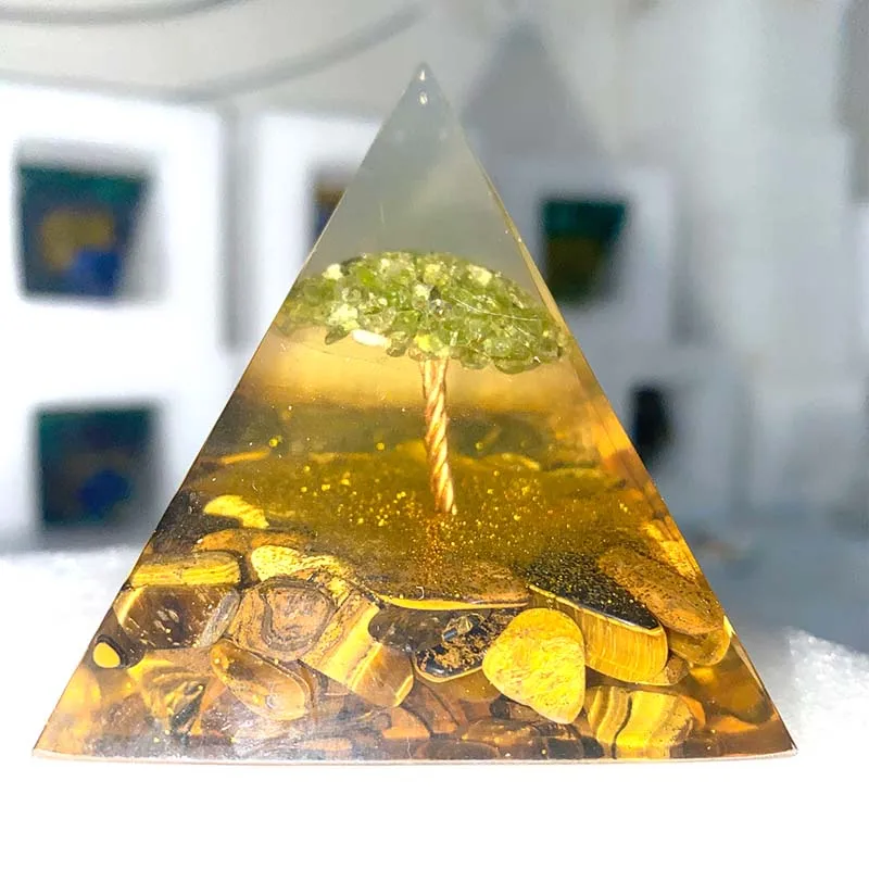 

Оргонитовая энергетическая Пирамида рейки, медный провод энергетическая Йога, генератор оргонов, камни для медитации чакр, ювелирные изделия из смолы