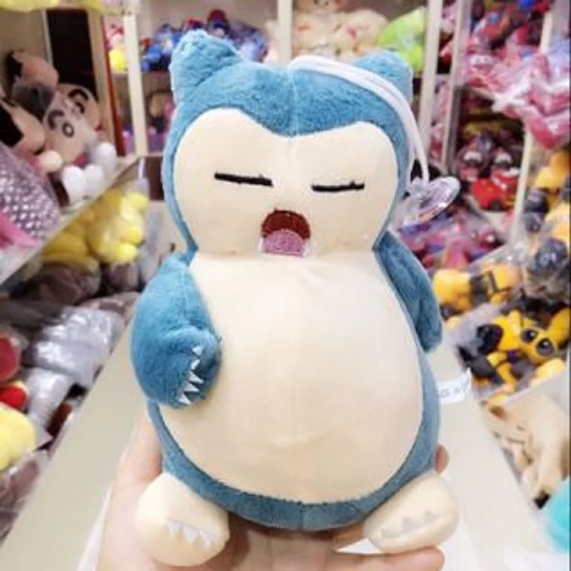 18cm Snorlax Пикачу плюшевая игрушка Jigglypuff Squirtle Mewtwo Charmander Gengar Psyduck Magikarp игрушки фильм Аниме Кукла Детская подарки на день рождения Sof - Цвет: 18cm Snorlax