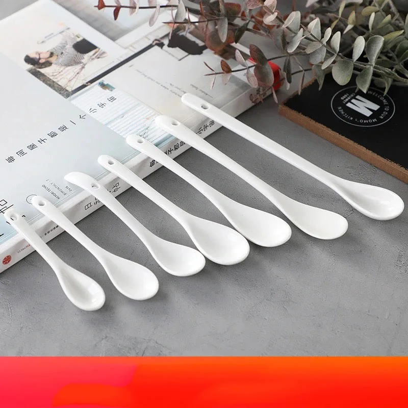 

Kitchenware Tablespoons Porcelain Kitchen Utensils Cooking Utensils Coffee Spoon Seasoning Spoon Spoons with Long Handle