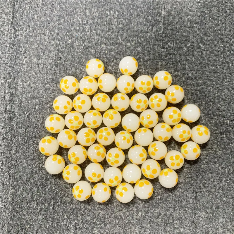 

1/5/10pcs 20Mm Glass Ball Cream Cattle Small Marbles Pat Toys Parent- Child Beads Console Game Pinball Machine of Bouncing Ball