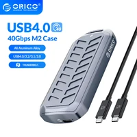 orico lsdt usb4 0 m2 ssd case nvme 40gbps m2 nvme case compatible with thunderbolt 3 usb 3 2 3 13 0 type c protocols usb4