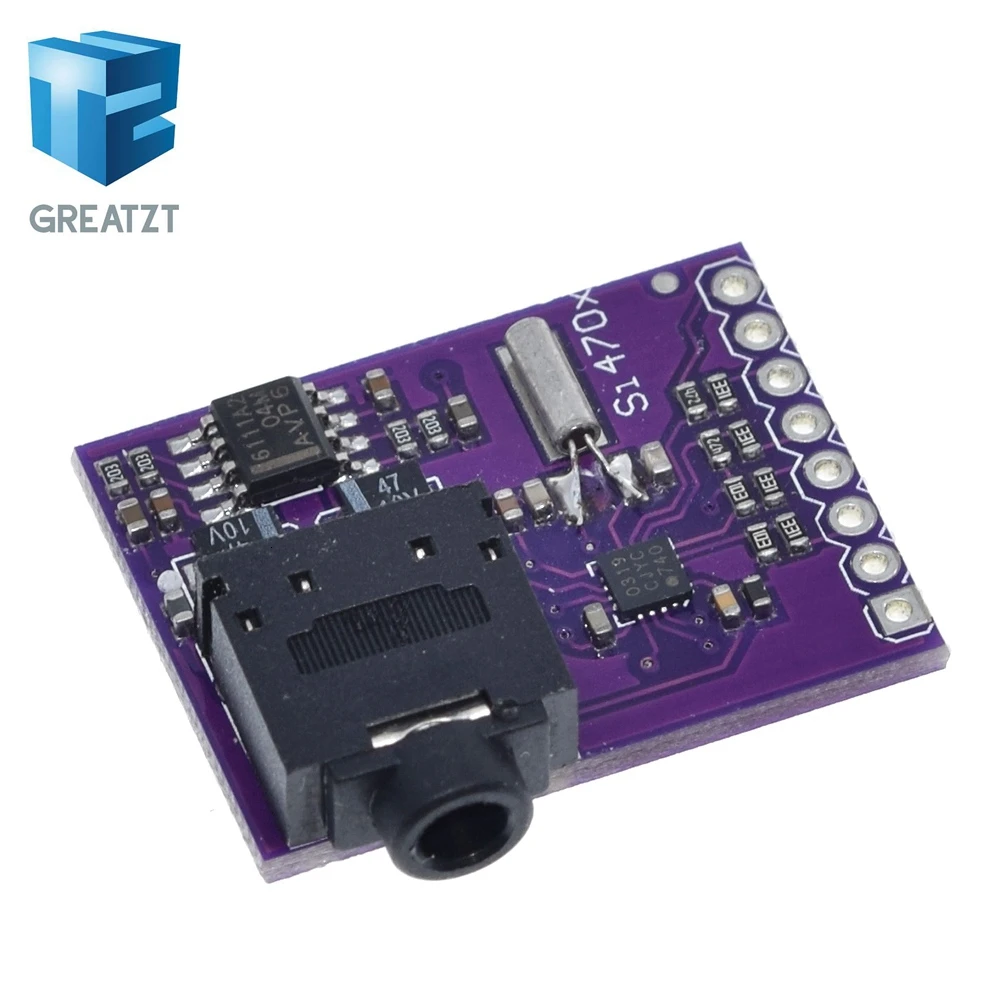 Модуль прерывания GREATZT Si4703 RDS FM-радио тюнер оценочный модуль для Arduino AVR PIC ARM радио