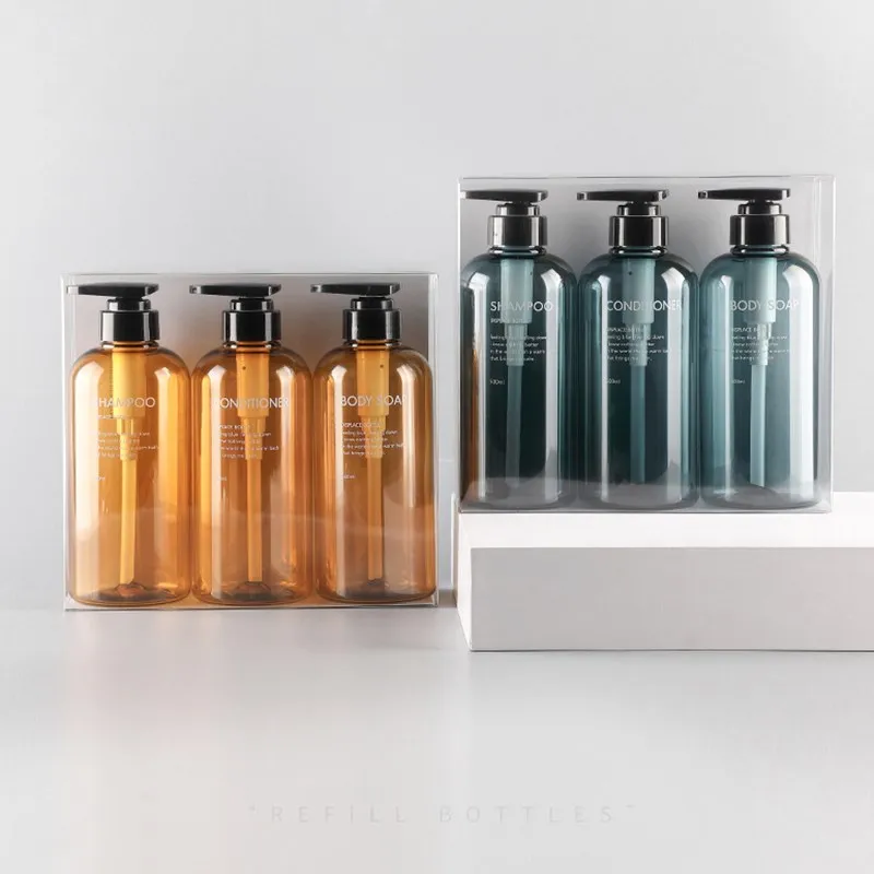 3 предмета в комплекте с дозатором для жидкого мыла Набор Бутылка лосьона Ванная