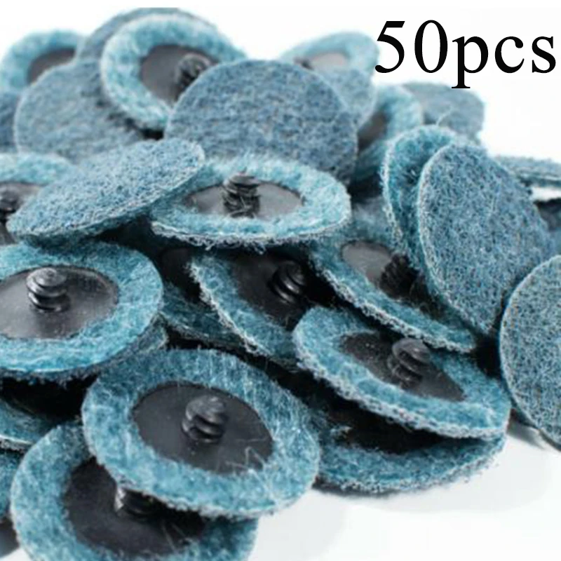 50 шт. 2 тонкой Brite рулонный замок поверхности шлифовальные диски синий аксессуары