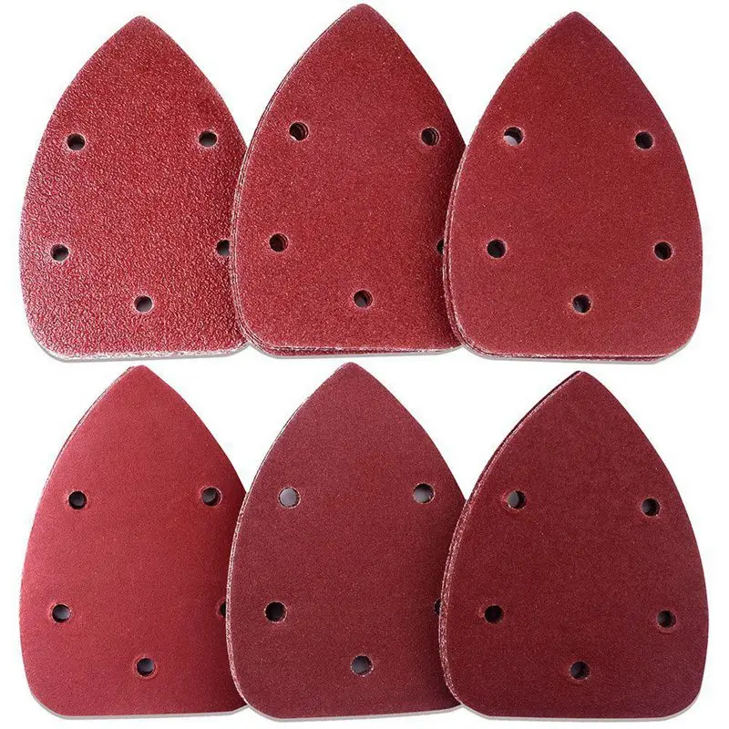 

40pcs 14 cm mouse sander pad sandpaper mix 60 80 120 240