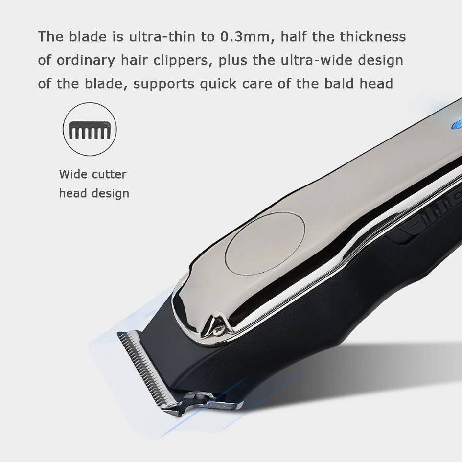 Professional R Type Safety Knife Angle Treatment Hair Clipper Comfortable Hair Cutting Machine USB Charging Hair Trimmer For Man enlarge