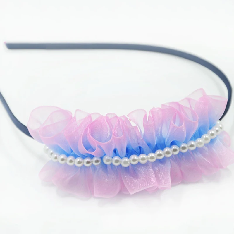 1 ярд красочные градиентные ленты из органзы для украшения бант волос DIY букет