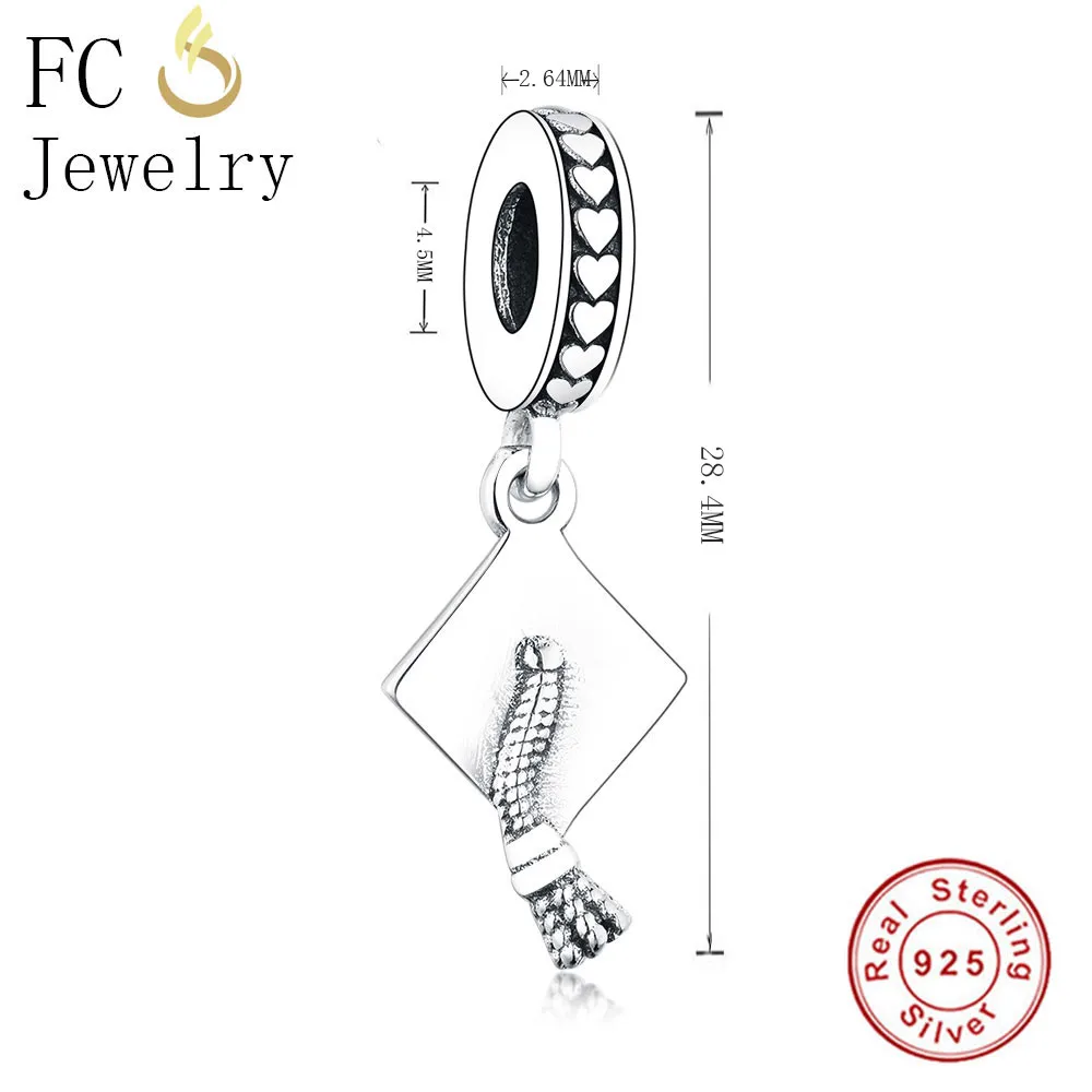 FC ювелирные изделия подходят оригинальные брендовые шармы браслет 925 пробы