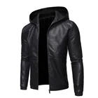 Chaqueta de cuero para Hombre, Chaqueta de cuero с капучинатором для motocicleta, 2021