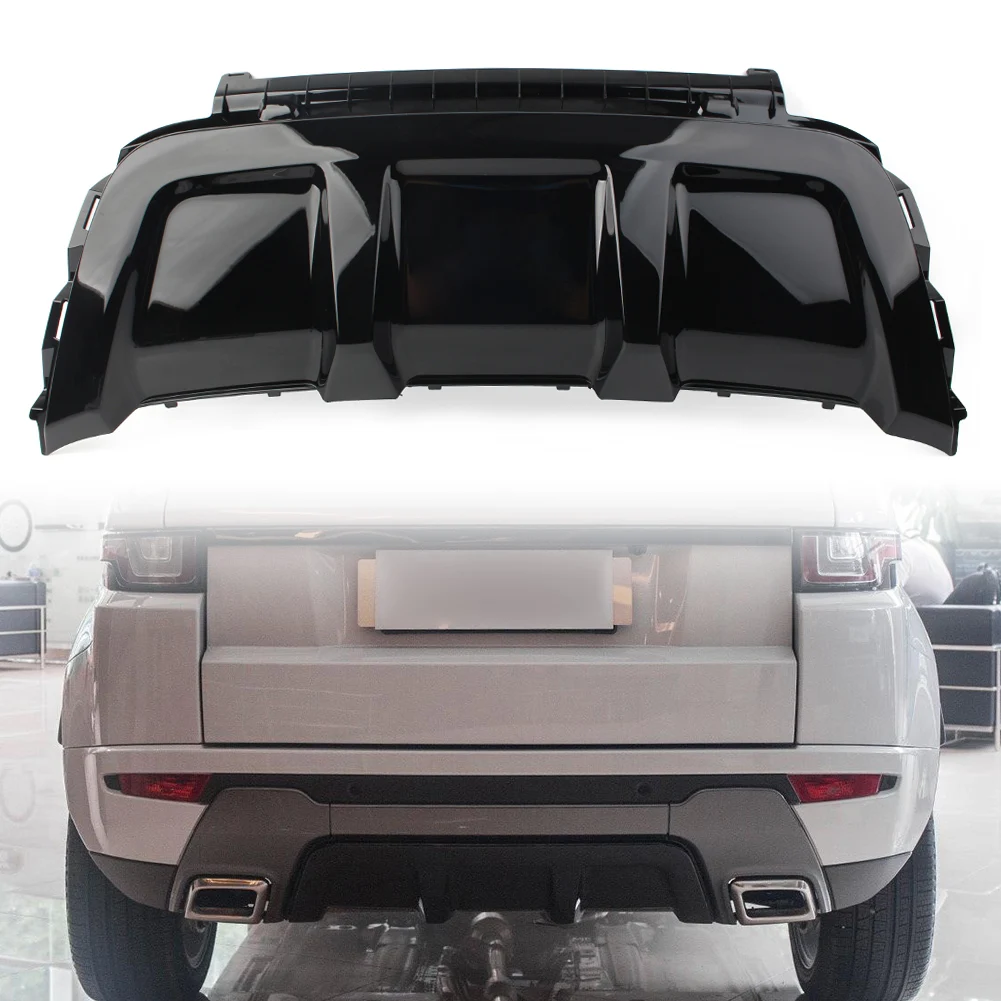 

Автомобильный глянцевый черный чехол для заднего бампера, отделочная панель для Land Rover Range Rover Evoque 2010-2018, только для динамических моделей