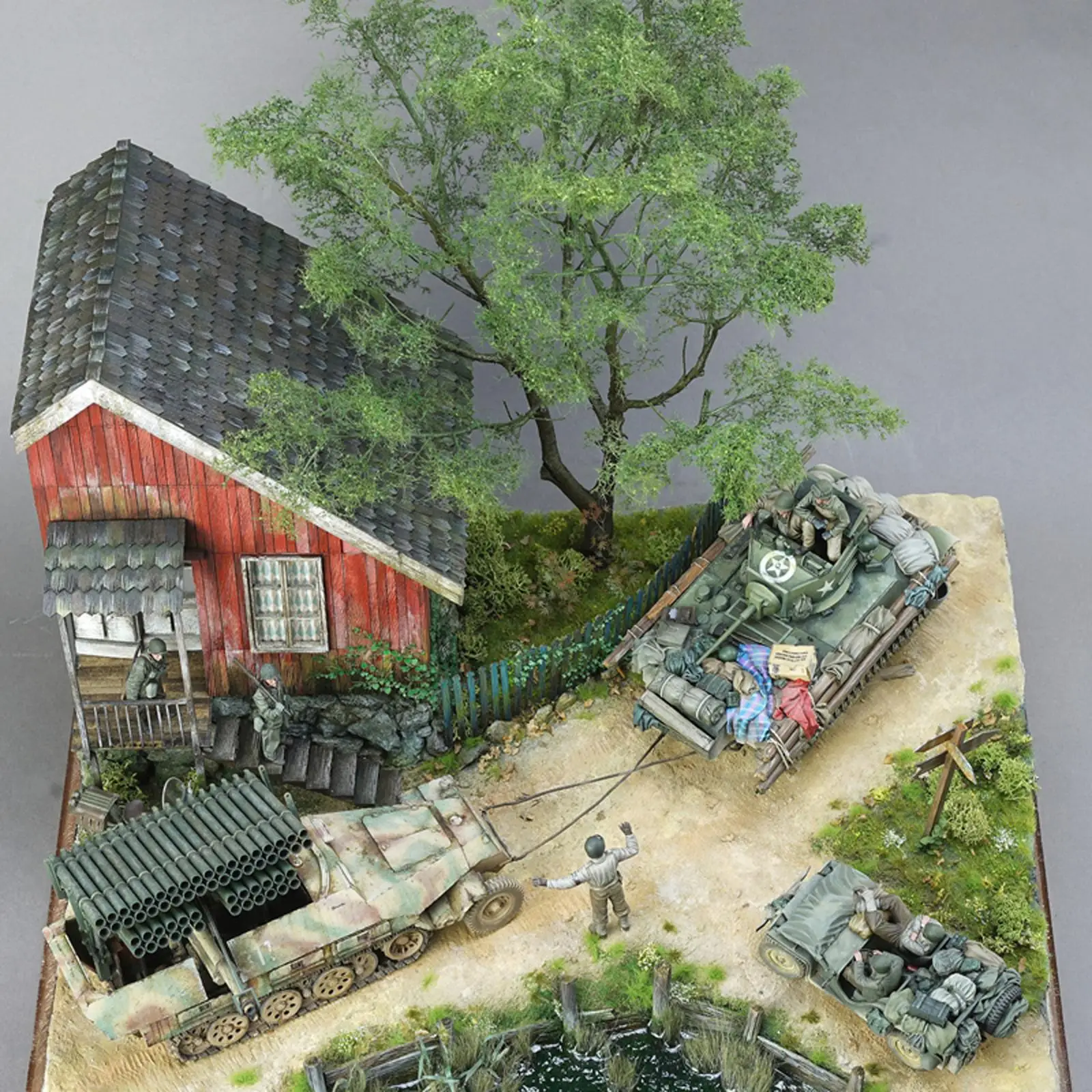 3D пазл разобранные руины архитектура 1/35 масштаб песочный стол | Игрушки и хобби