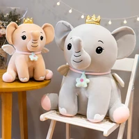 3545cm cute fashion elephant plush stuffed toys cartoon creative animals pillow doll for kids baby girl birthday christmas gift