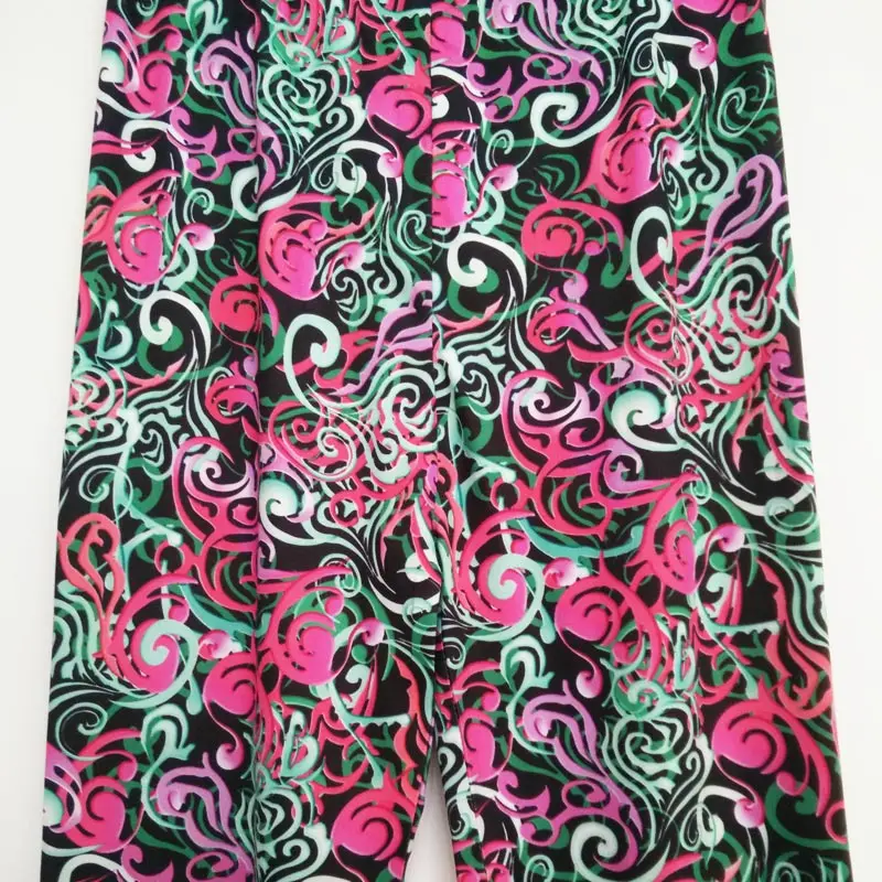 Одежда для мамы и дочки одинаковые комплекты семьи брюки Леггинсы женщин девочек