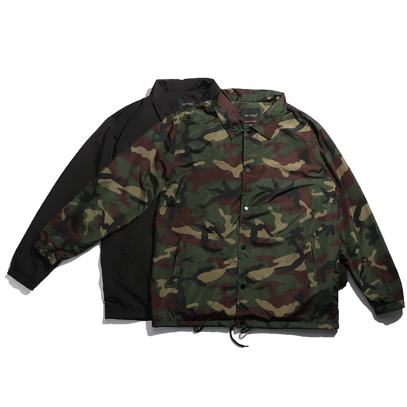 Trainning Casual Sportswear Outwear Outdoor Coaches Jacket For Men