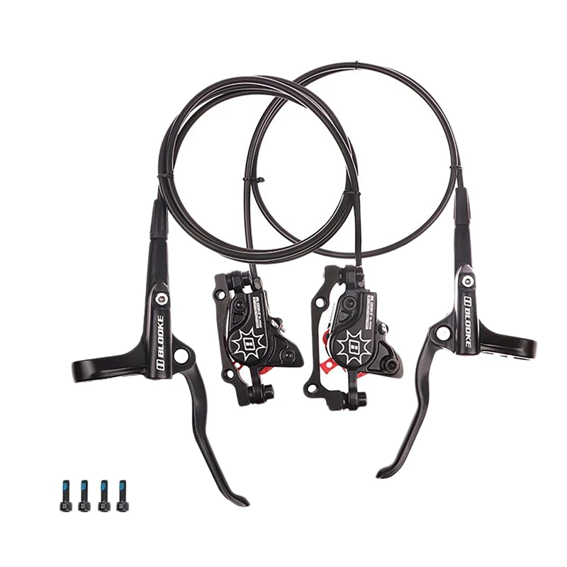 

BLOOKE Bike Hydraulic Disc Brake Bicycle Double Piston Integrated Hydraulic Disc Brake Set Bike Oil Brake MT200 Brake