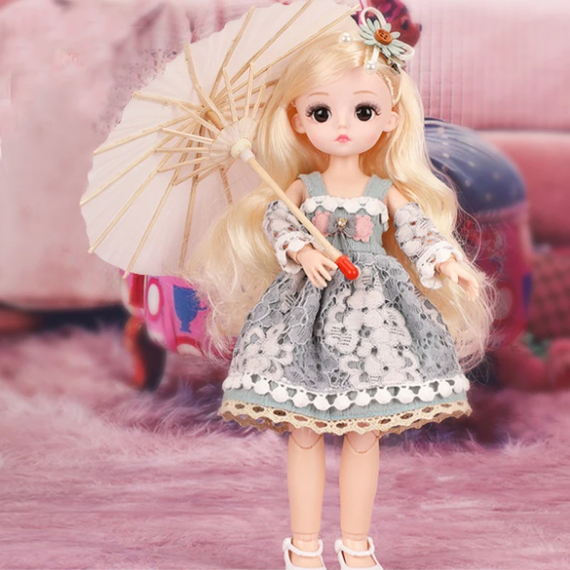 

High quality30cm 13 Movable Joints 1/6 BJD Doll Cute Multiple Hairstyle Babydoll Cartoon Can Dress Up Fashion Doll Toy Girl Gift