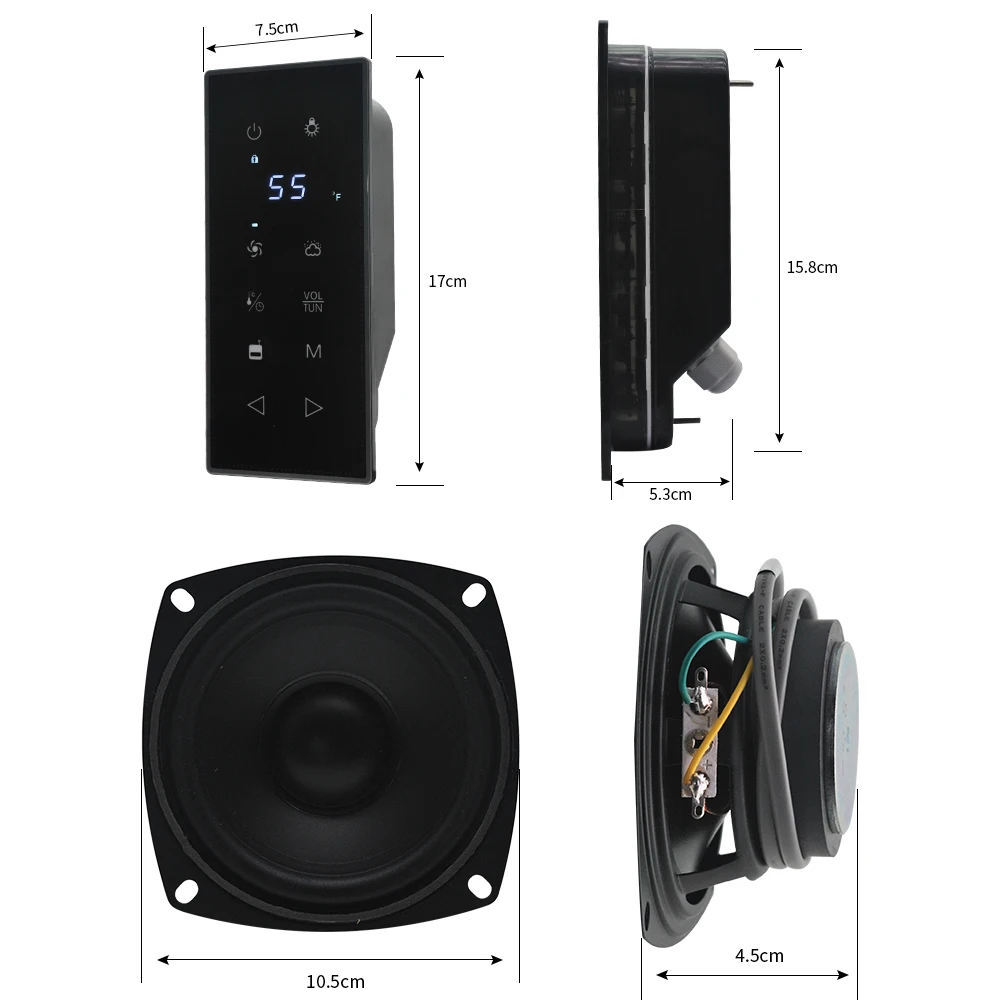 CE 3 кВт/220 В раздельный душевой шкаф Паровая ванна Генератор сауны для ванной дома