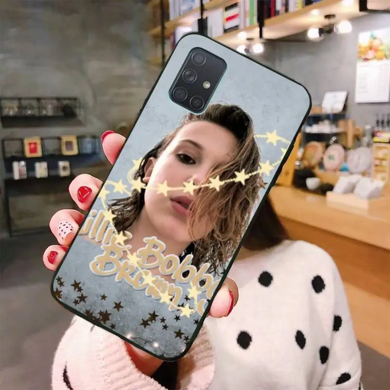 

Millie Bobby Brown Phone Case For Samsung Galaxy A21S A01 A11 A31 A81 A10 A20E A30 A40 A50 A70 A80 A71 A51