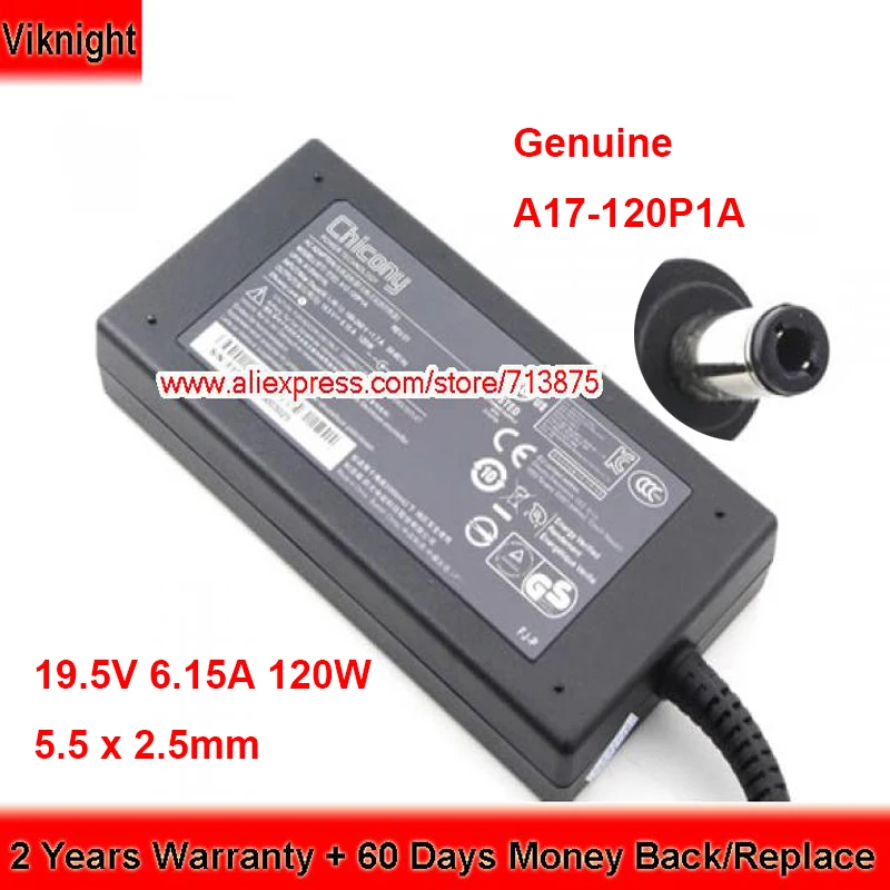Натуральная A17 120P1A 120W 19 5 V 6.15A адаптер переменного тока для MSI GE72 GP62 2QE GE60 GE70 GP72 6QF