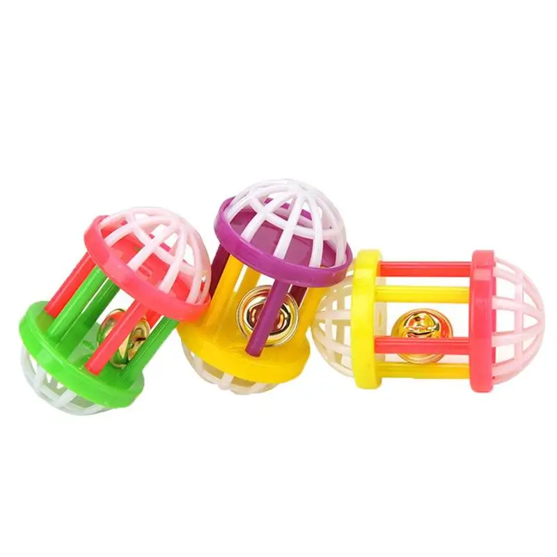 Пластиковая игрушка котенок с гантелями Jingle милая собака Кот обучающий