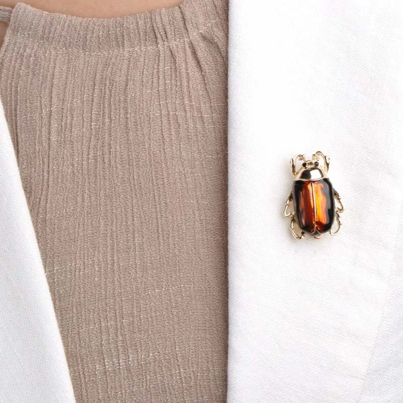 Яркая Золотая зеленая Цикада от OI аксессуары для девочек и детей эмалированная