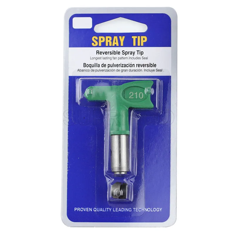 2 Series Airless Tips F-Tip Fine Finish Low Pressure with 7/8 Nozzle Guard For Airless Paint Spray Sprayer Gun