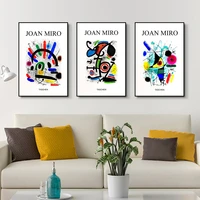 joan miro art exhibition posters and prints vintage wall art canvas print abstract painting wall pictures living room home decor