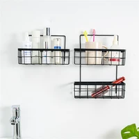 storage basket wall hanging household shelf door hanging home organizer rack for bathroom kitchen sundries nodic style
