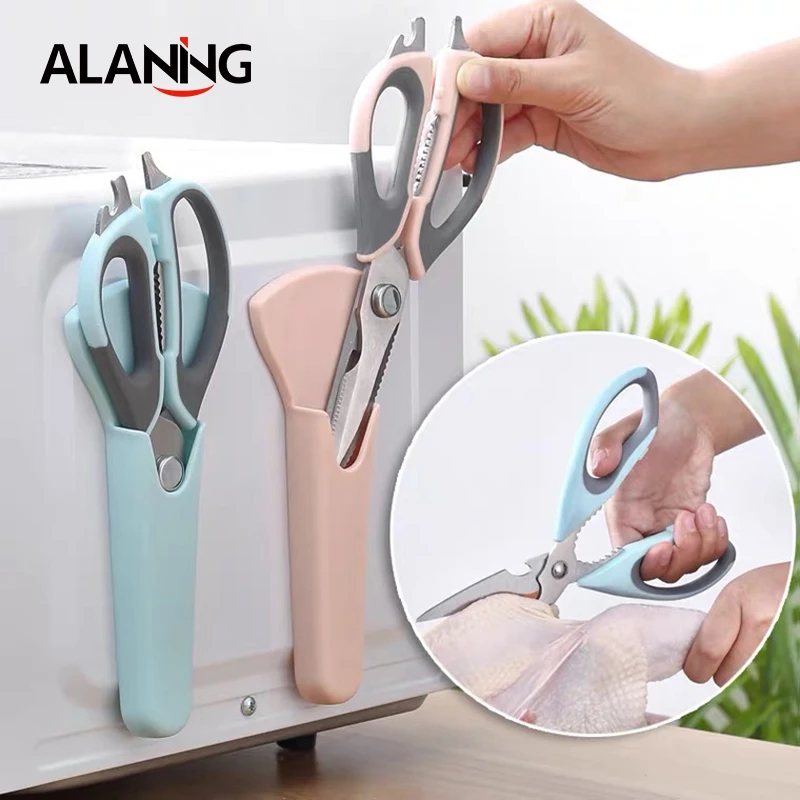 Многофункциональные кухонные ножницы резак нож доска из нержавеющей стали для