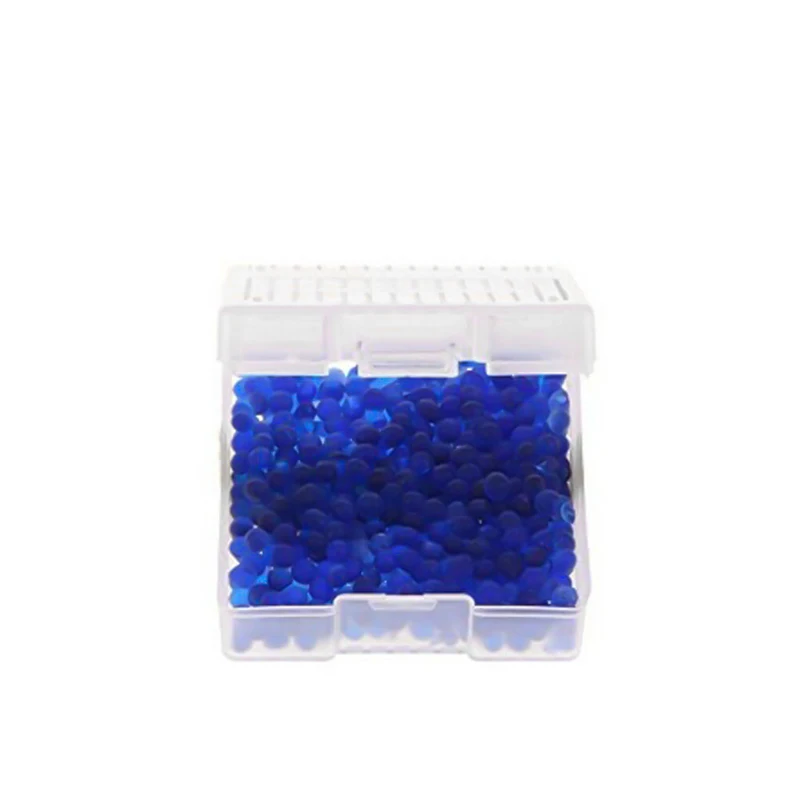 New 2Pcs Silica Gel Desiccant Box Home Essential Object For Wardrobe Camera Bag Keeping Dry Blue Reusable | Дом и сад
