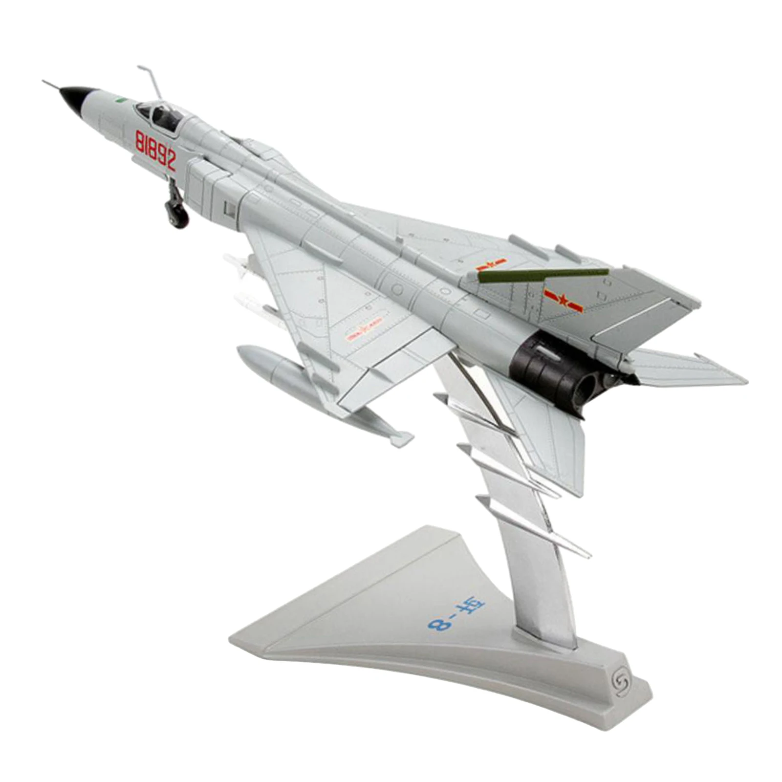 

1/72 J-8 Plane Fighter Plane Alloy Dispaly Stand Diecast Aircraft Model Commemorate Collection for Friends